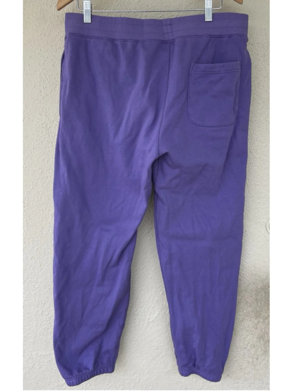 Teddy Fresh Purple Sweatpants XL Logo Patch Pocket Lounge Elastic Waist Unisex